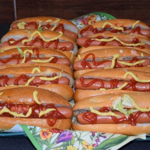 Wyczekane Hot Dogi mniam ...:)