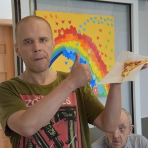 Pan Krzysiu potwierdza że pizza jest przepyszna :)